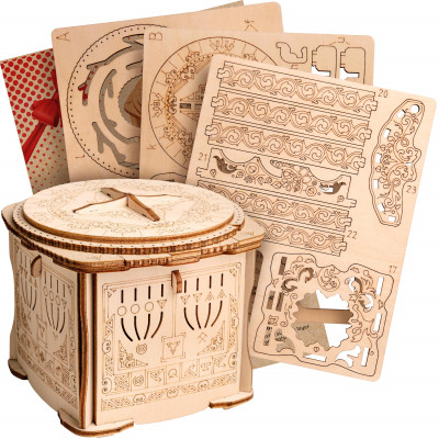 Wooden Secret LOCK BOX