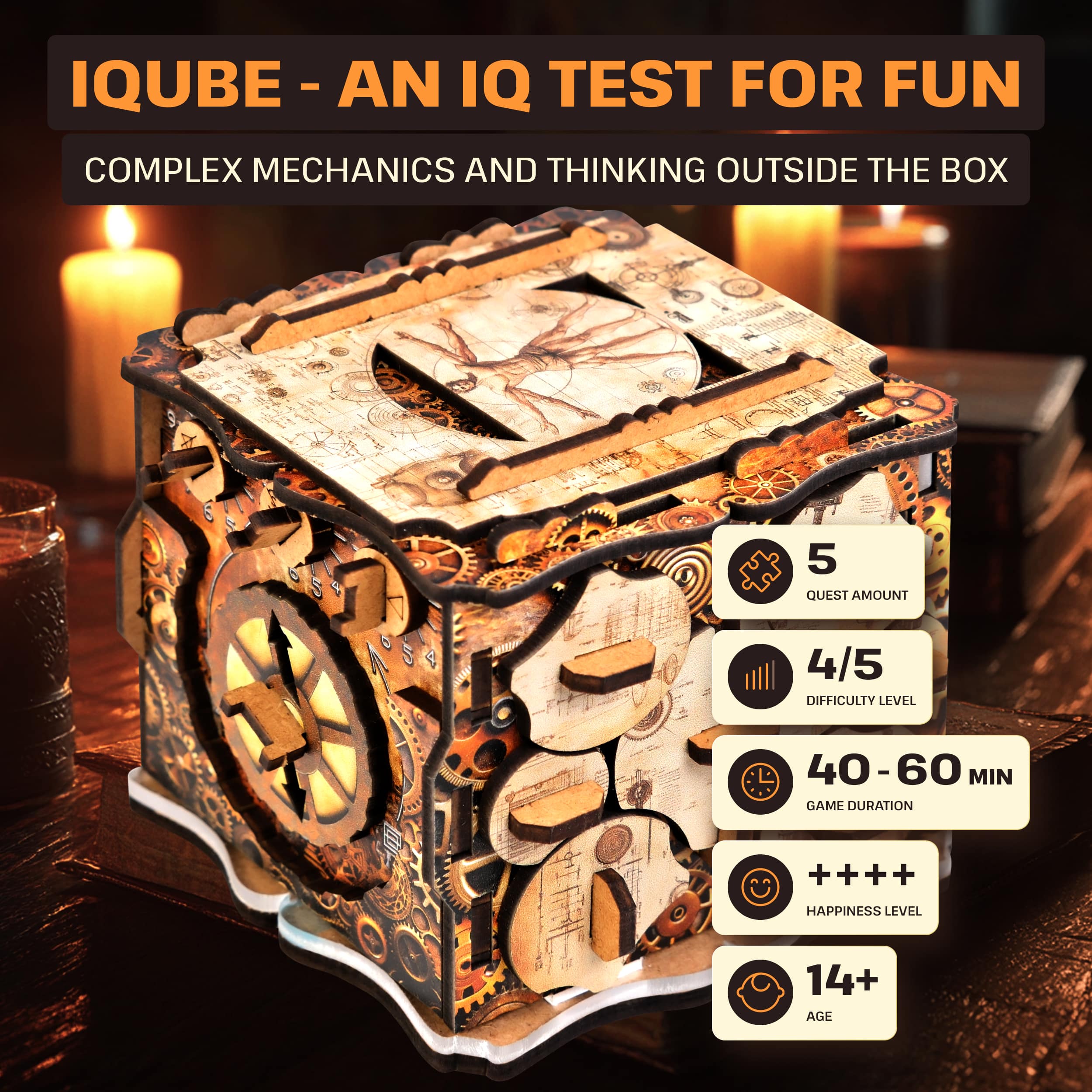 Kuvia ja valokuvia pelistä IQube Light. ESC WELT.